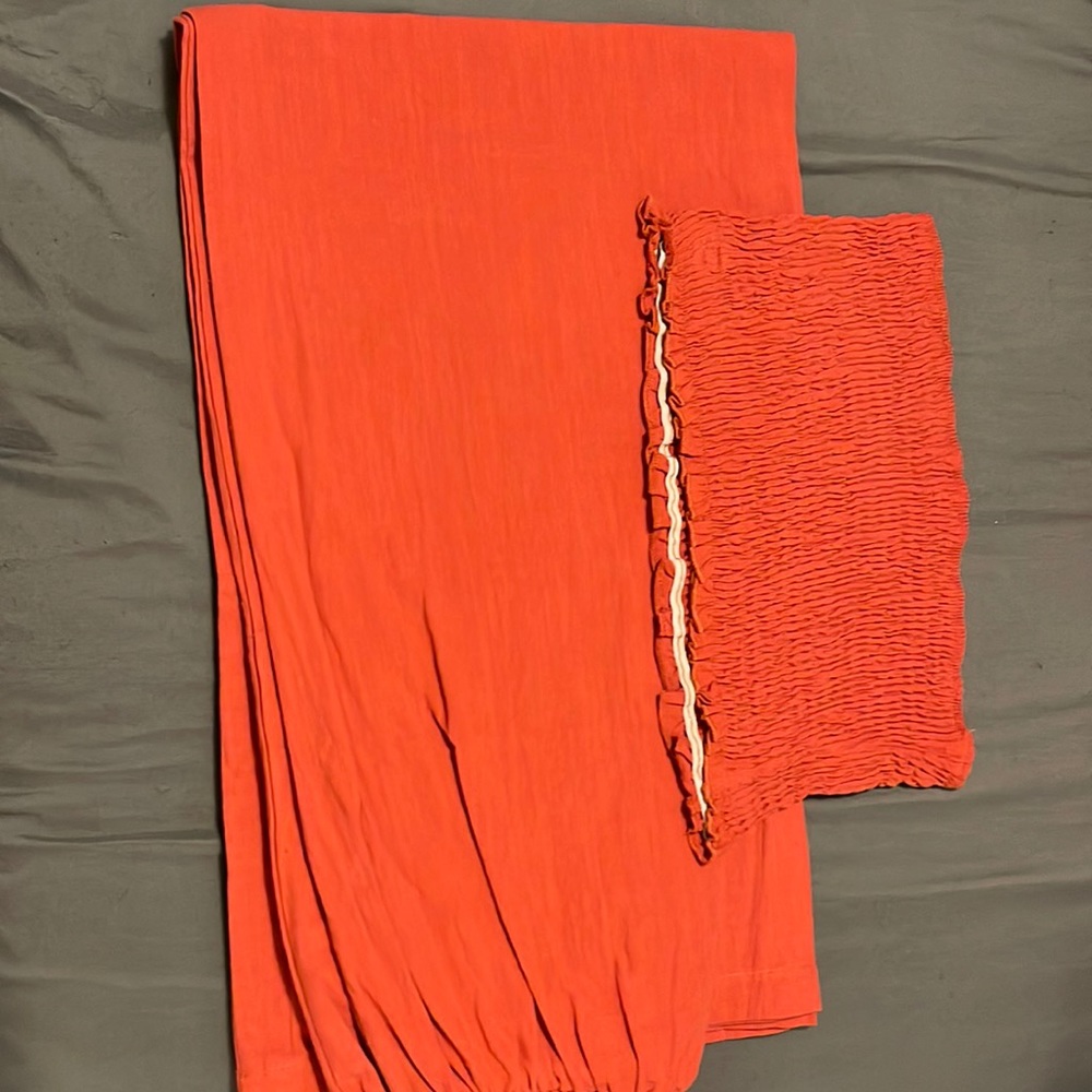 SHEIN Crop top & crinkle pants! Size L
